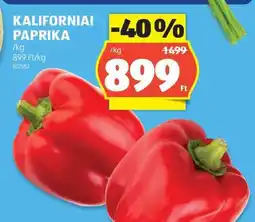 ALDI Kaliforniai paprika ajánlat