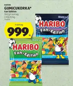 ALDI HARIBO GUMICUKORKA Fan Edition ajánlat