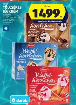 ALDI Mucci Tölcséres Jégkrém ajánlat