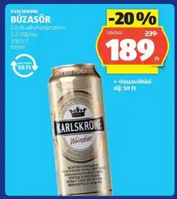 ALDI KARLSKRONE BÚZASÖR ajánlat
