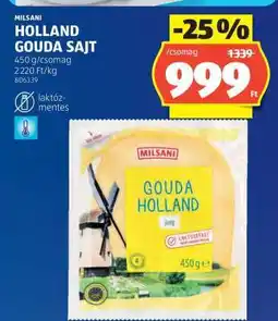 ALDI MILSANI HOLLAND GOUDA SAJT ajánlat