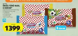 ALDI Pöttyös Óriás Túró Rudi, 6 darab ajánlat