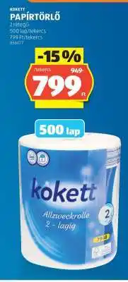 ALDI Kokett Papírtörlő ajánlat