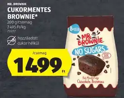 ALDI Mr. Brownie Cukormentes Brownie ajánlat
