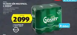 ALDI Gösser Világos Sör Multipack, 6 doboz ajánlat