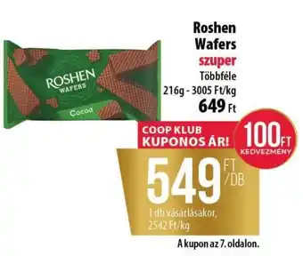 Coop Roshen Wafers ajánlat