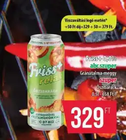 Coop Friss+ relax őszibarack ajánlat