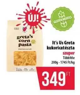 Coop It’s Us Greta kukoricatészta ajánlat