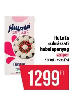 Coop HuLaLá cukrászati habalapanyag ajánlat
