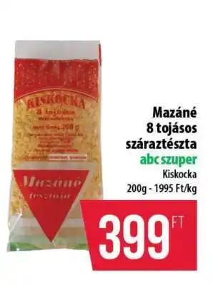 Coop Mazané 8 tojásos száraztészta ajánlat