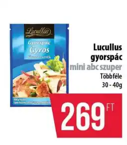Coop Lucullus gyorspác ajánlat