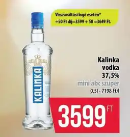 Coop Kalinka vodka ajánlat