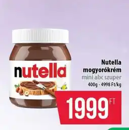 Coop Nutella mogyorókrém ajánlat