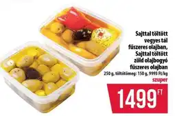 Coop Sajttal töltött vegyes tál fűszeres olajban ajánlat