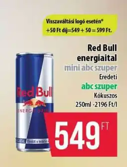 Coop RED BULL Energiaital ajánlat