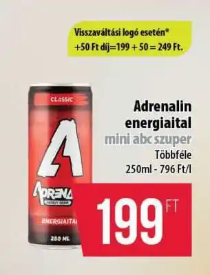 Coop ADRENALIN Energiaital ajánlat