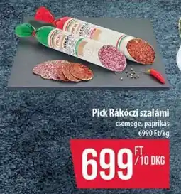Coop PICK Rákóczi szalámi ajánlat