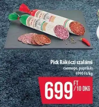 Coop PICK Rákóczi szalámi ajánlat