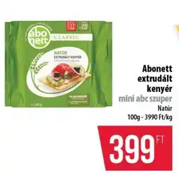 Coop ABONETT Extrudált kenyér ajánlat