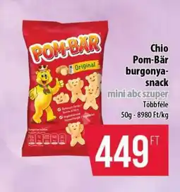 Coop Chio Pom-Bär burgonya-snack ajánlat