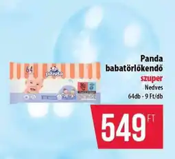 Coop Panda babatörlőkendő ajánlat