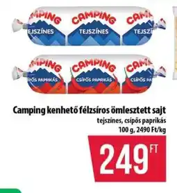 Coop Camping kenhető félzsíros ömlesztett sajt ajánlat