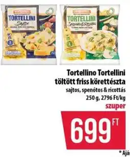 Coop Tortellino Tortellini töltött friss körettészta ajánlat