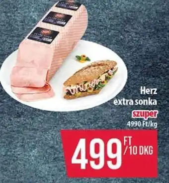 Coop Herz Extra sonka ajánlat