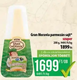 Coop Gran Moravia Parmezán sajt ajánlat