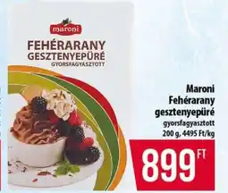 Coop Maroni Fehérarany gesztenyepüré ajánlat