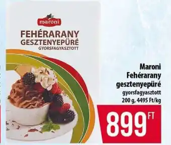Coop Maroni Fehérarany gesztenyepüré ajánlat