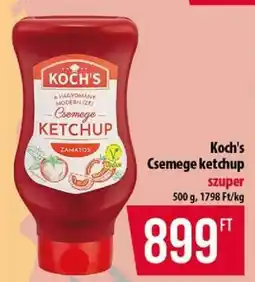 Coop Koch's csemege ketchup ajánlat
