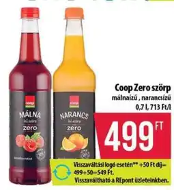 Coop Coop Zéró szörp ajánlat