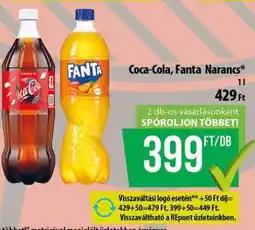 Coop Coca-Cola, Fanta Narancs ajánlat
