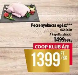 Coop Pecsenyekacsa egész ajánlat