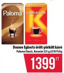 Coop Douwe Egberts őrölt-pörkölt kávé ajánlat