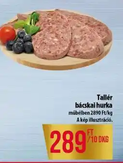 Coop Tallér bácskai hurka ajánlat