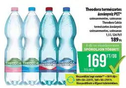 Coop Theodora természetes ásványvíz PET ajánlat