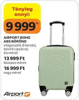 Auchan AIRPORT BOHO ABS BŐRÖND ajánlat