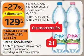 Auchan Emese ásványvíz ajánlat
