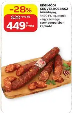 Auchan Régimódi Kedves Kolbász ajánlat