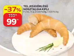 Auchan Teljes kiőrlésű nosztalgia kifli ajánlat