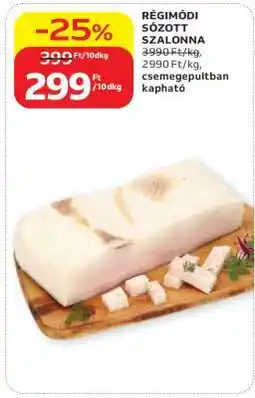 Auchan Régimódi sózott szalonna ajánlat