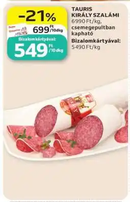 Auchan Tauris Király Szalámi ajánlat