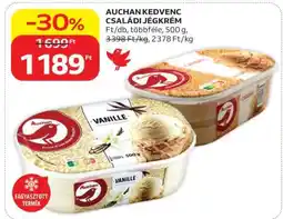 Auchan Auchan Kedvenc Családi Jégkrém ajánlat