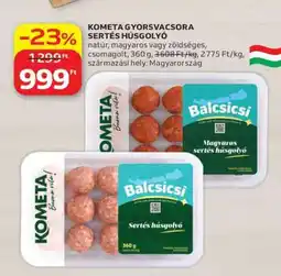 Auchan KOMETA Gyorsvacsora Sertés Húsgolyó ajánlat