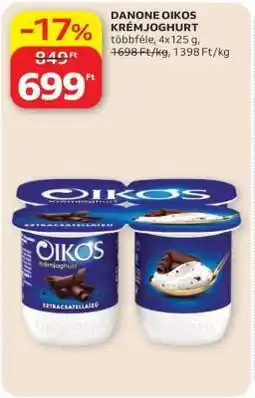 Auchan DANONE Oikos krémjoghurt ajánlat