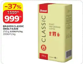 Auchan BRAVOS Classic őrölt kávé ajánlat