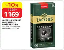 Auchan Jacobs Nespresso Kompatibilis Kávékapszula ajánlat