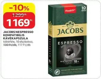 Auchan Jacobs Nespresso Kompatibilis Kávékapszula ajánlat